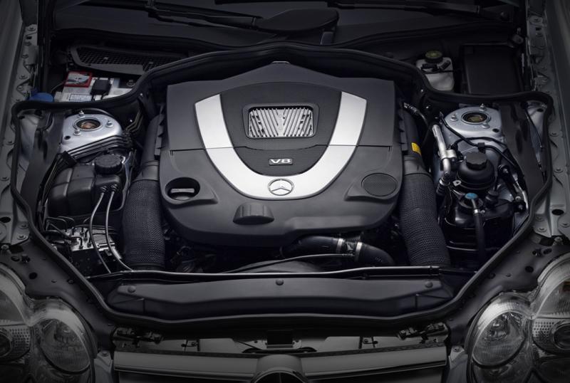 Mercedes SLS AMG двигатель