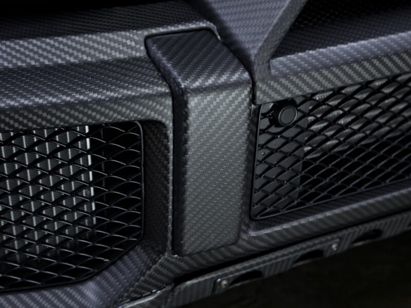 Carbon Fiber G63 AMG Add-ons for Front Bumper Chrome Parts