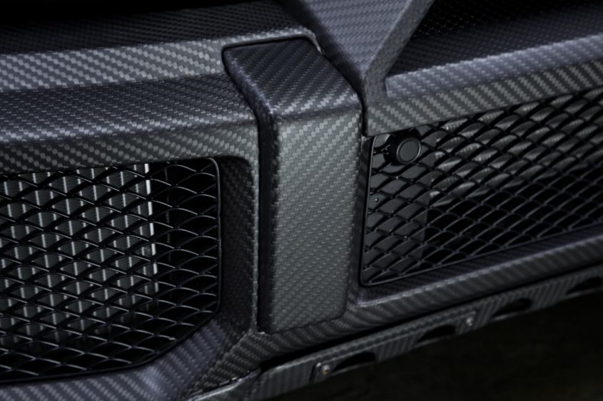 Carbon Fiber G63 AMG Add-ons for Front Bumper Chrome Parts