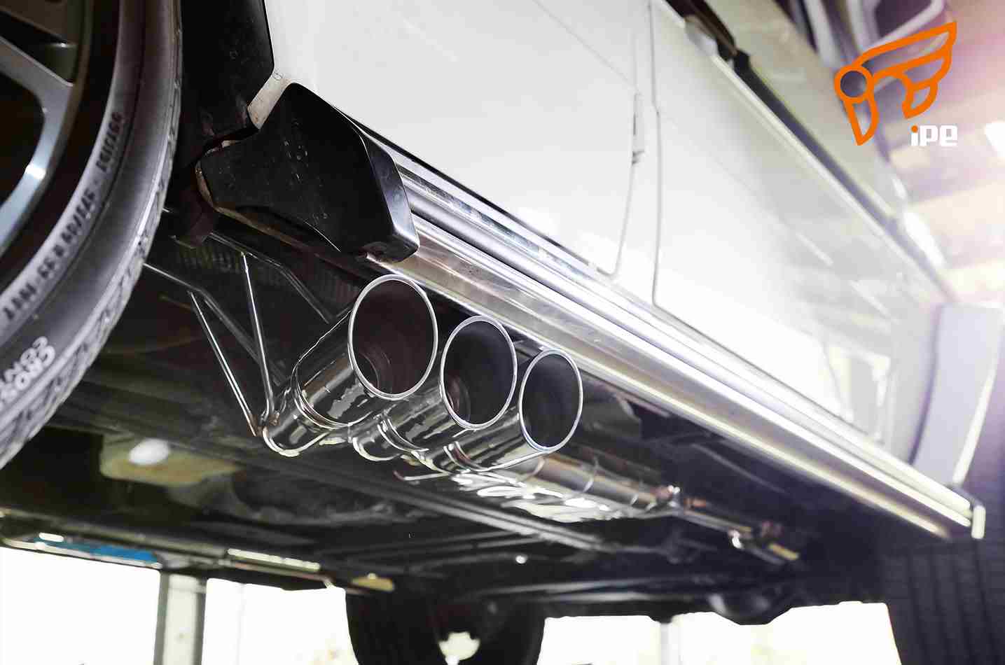 G63 shop exhaust system