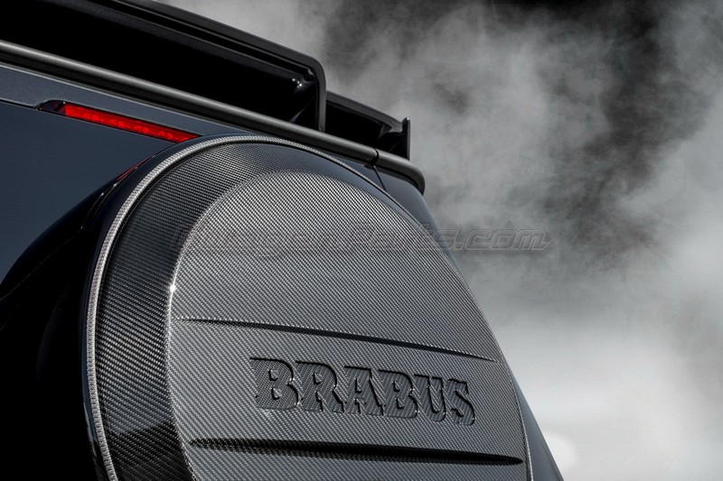 G-Class BRABUS Spare Tire Cover Emblem 463A 464 Genuine BRABUS 463-373-15