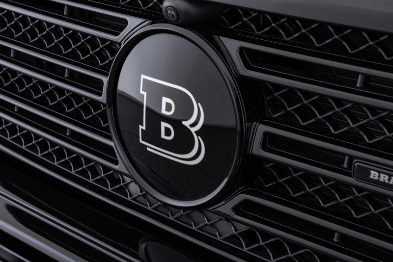BRABUS Double-B Emblem on Radiator Grille for My 2019-on W463A
