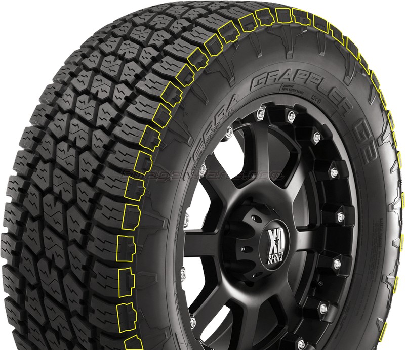 Nitto Terra Grappler G2, LT265/60R20 Tire  | Mercedes  G-class Parts