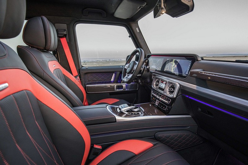 AMG Red Driver s Seat Belts for G Class MY 2019 on W463A GwagenParts Mercedes G class Parts
