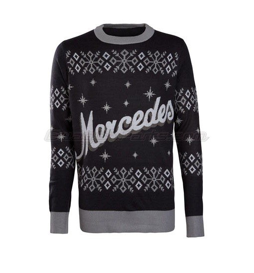 Mercedes christmas sweater on sale