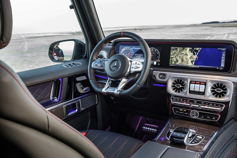 GWagon Interior Red Carbon Fiber Conversion Kit