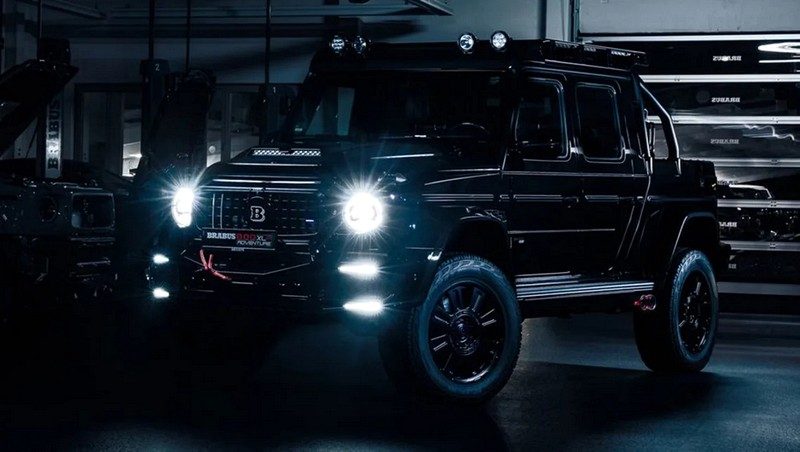 22 Mercedes Benz G Class Dual Cab Ute Revealed Amg G 63 Gets Wild Brabus 800 Adventure Xlp Super Black Makeover With Huge Power To Outmuscle Ram 1500 Trx Gwagenparts Com Mercedes G Class Parts