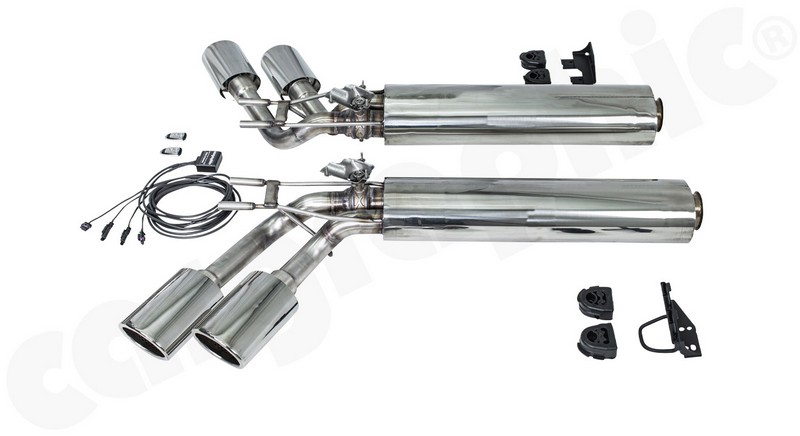 Cargraphic Sport Exhaust Straight tips for Mercedes G500 G550 MY 19 on W463A